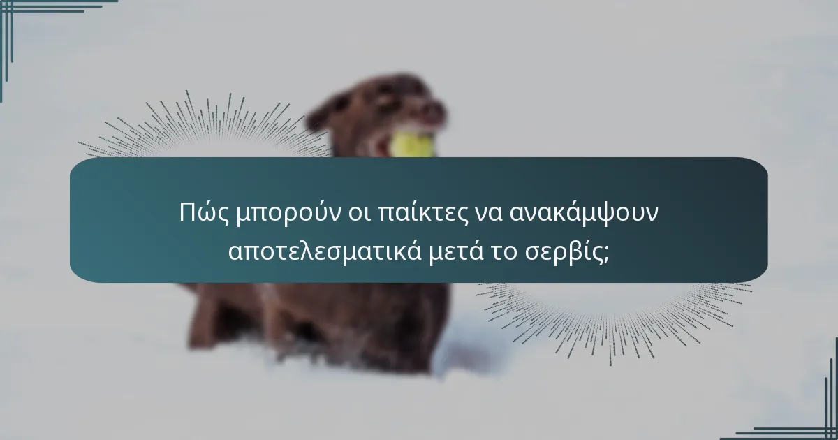 Πώς μπορούν οι παίκτες να ανακάμψουν αποτελεσματικά μετά το σερβίς;